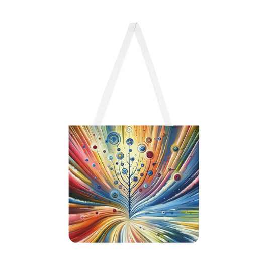 Sustainable Ripple Abstract Shoulder Tote Bag (AOP) - ATUH.ART