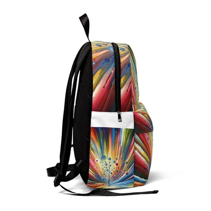 Sustainable Ripple Abstract Unisex Classic Backpack - ATUH.ART