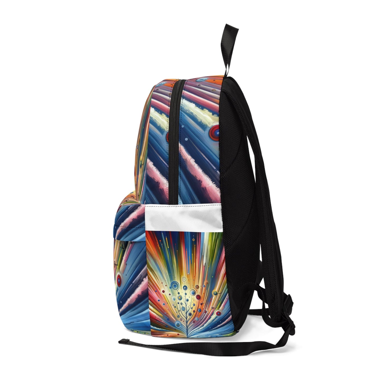 Sustainable Ripple Abstract Unisex Classic Backpack - ATUH.ART