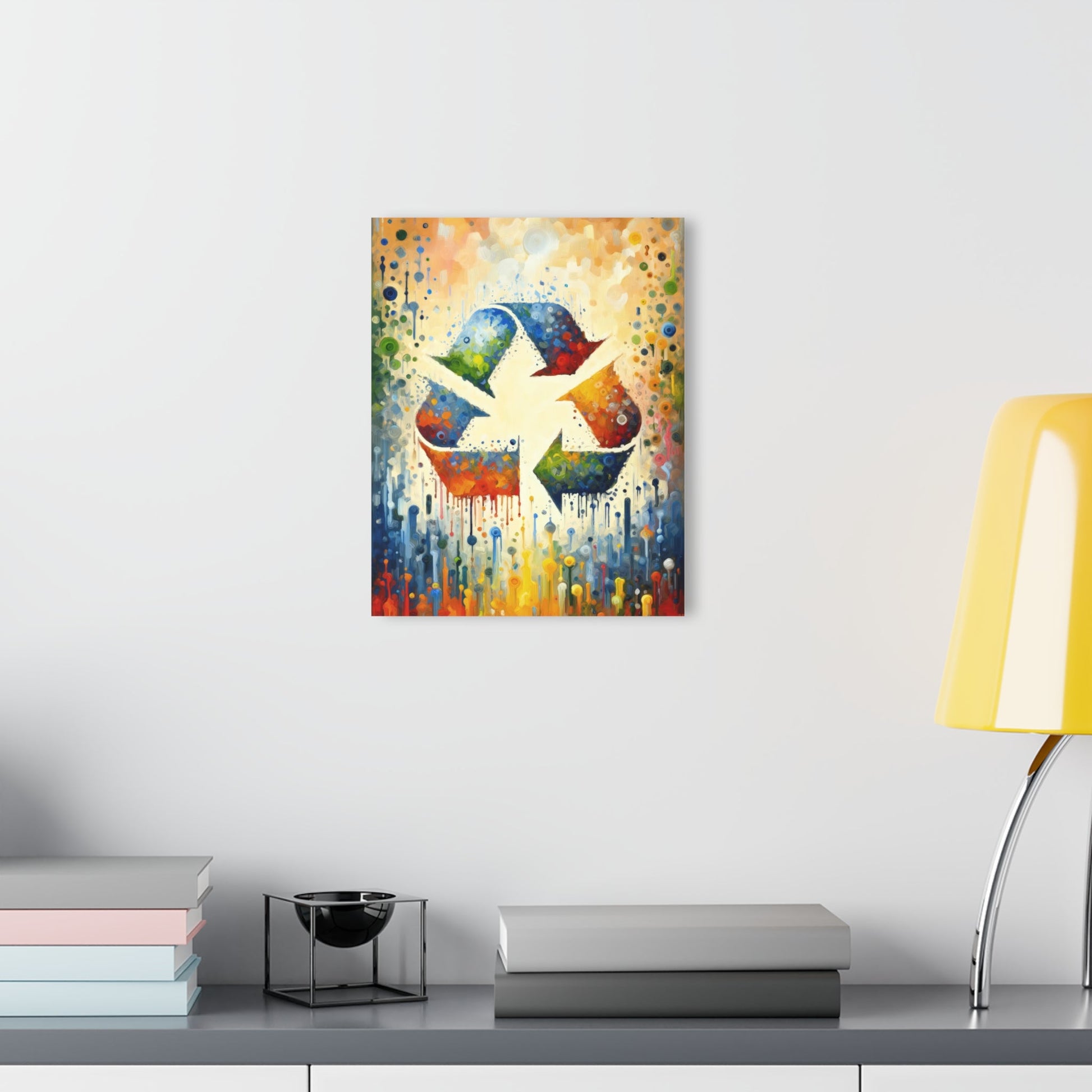 Sustainable Transformation Tachism Acrylic Prints (French Cleat Hanging) - ATUH.ART