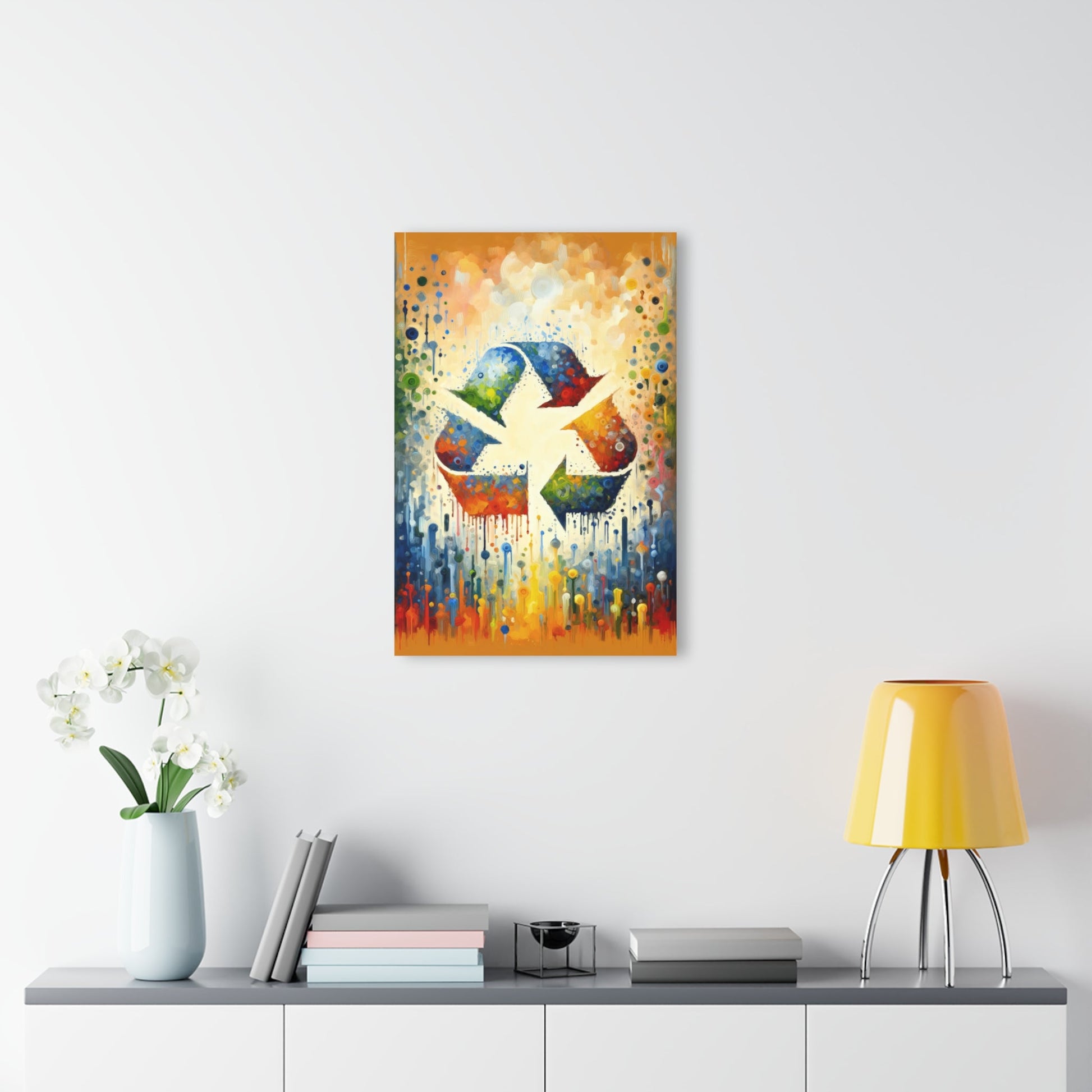 Sustainable Transformation Tachism Acrylic Prints (French Cleat Hanging) - ATUH.ART