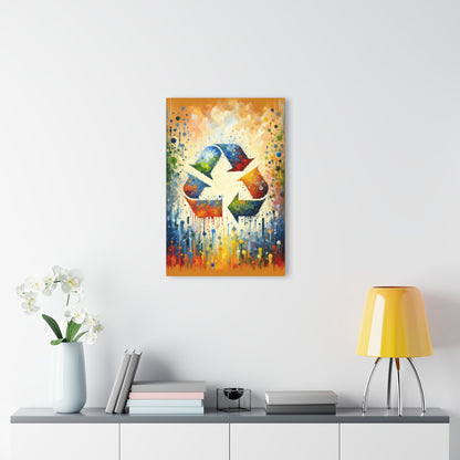 Sustainable Transformation Tachism Acrylic Prints (French Cleat Hanging) - ATUH.ART