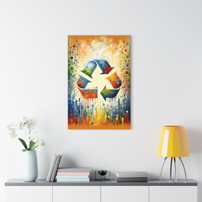 Sustainable Transformation Tachism Acrylic Prints (French Cleat Hanging) - ATUH.ART
