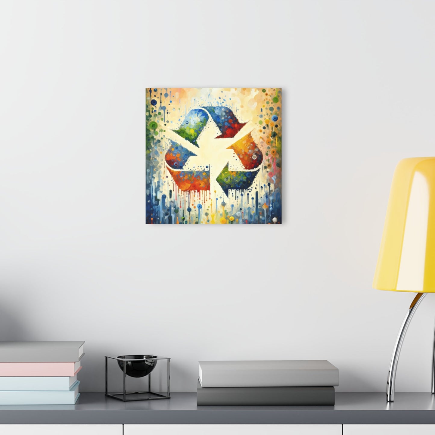 Sustainable Transformation Tachism Acrylic Prints (French Cleat Hanging) - ATUH.ART