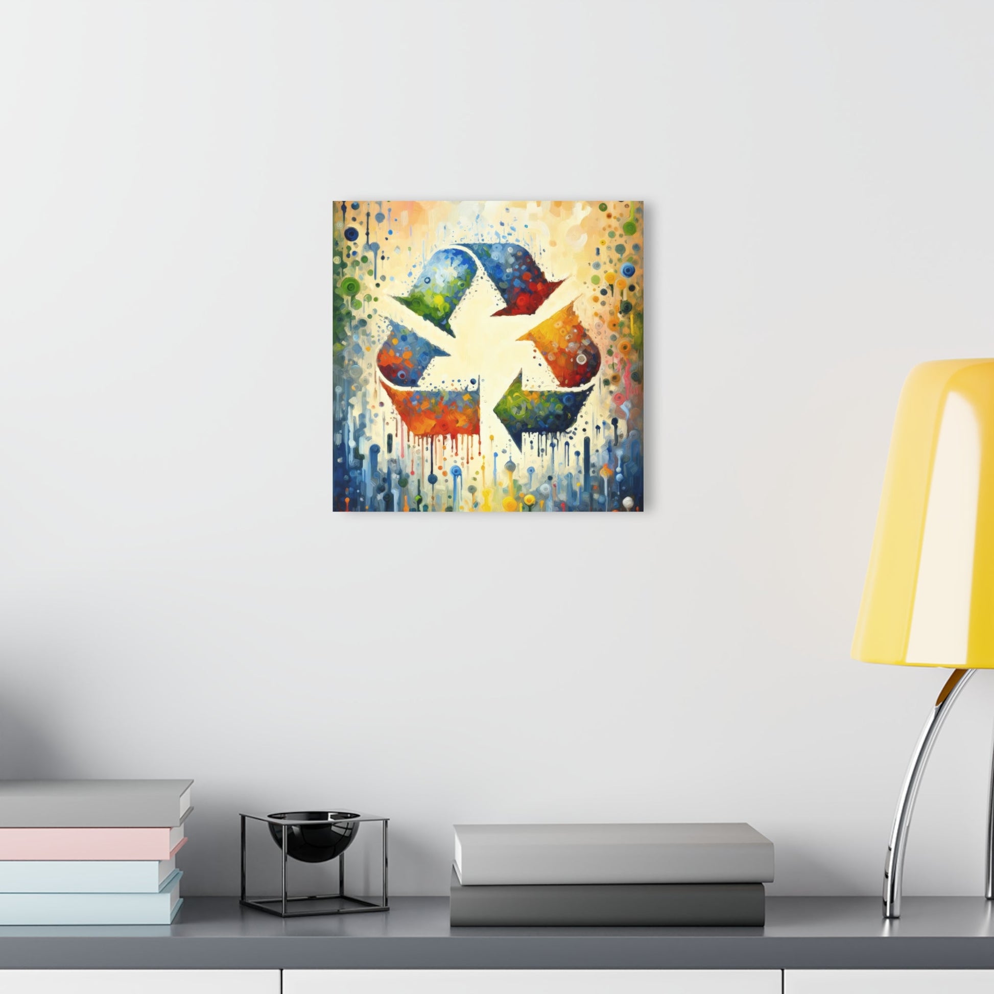 Sustainable Transformation Tachism Acrylic Prints (French Cleat Hanging) - ATUH.ART