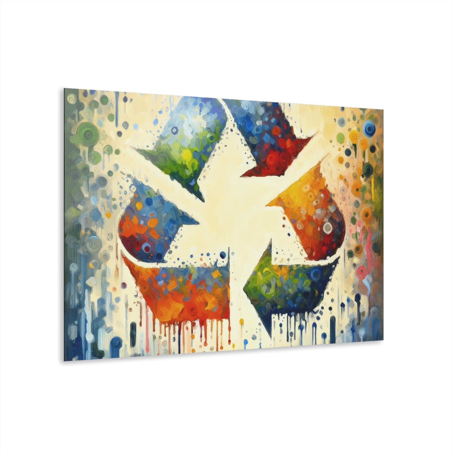Sustainable Transformation Tachism Acrylic Prints (French Cleat Hanging) - ATUH.ART