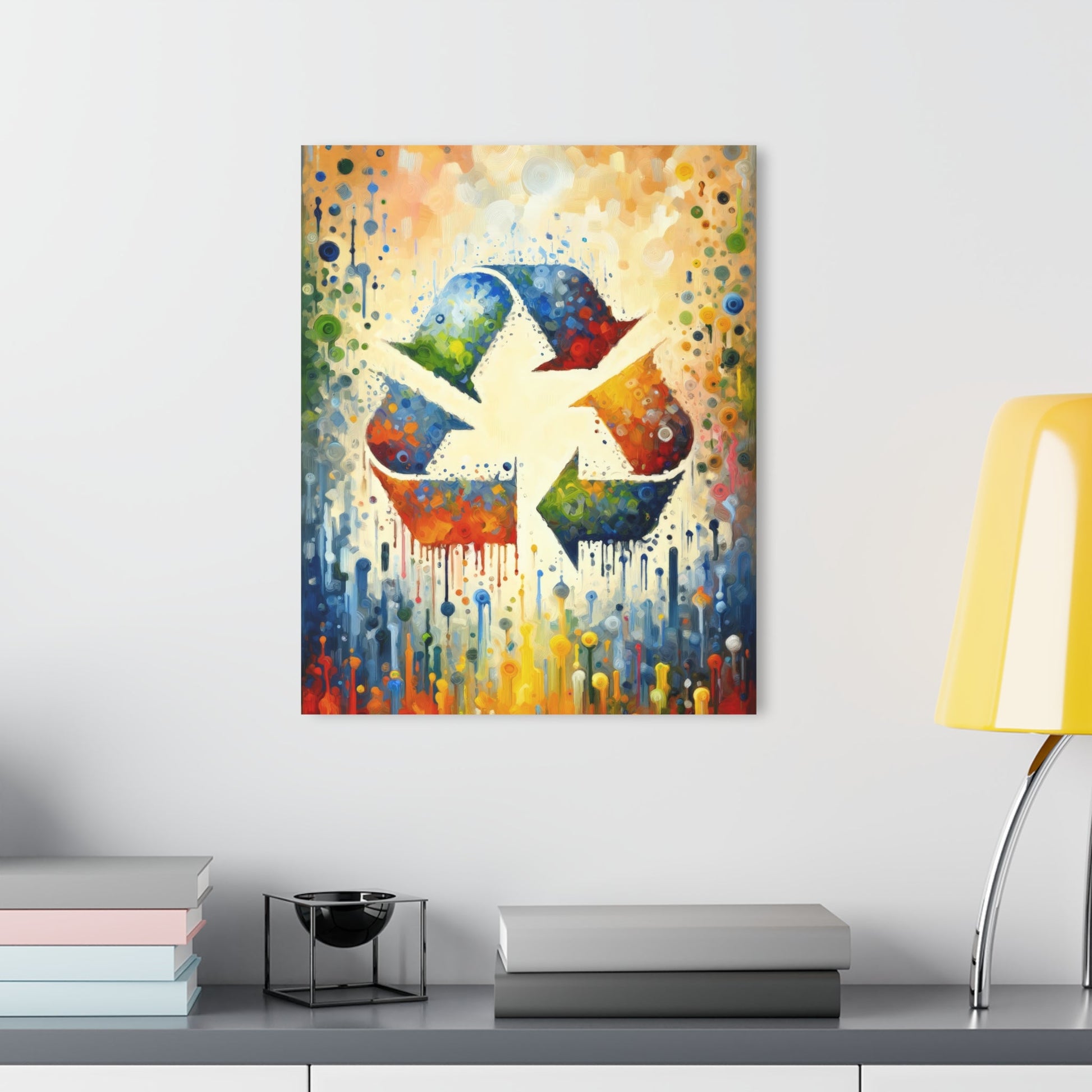Sustainable Transformation Tachism Acrylic Prints (French Cleat Hanging) - ATUH.ART