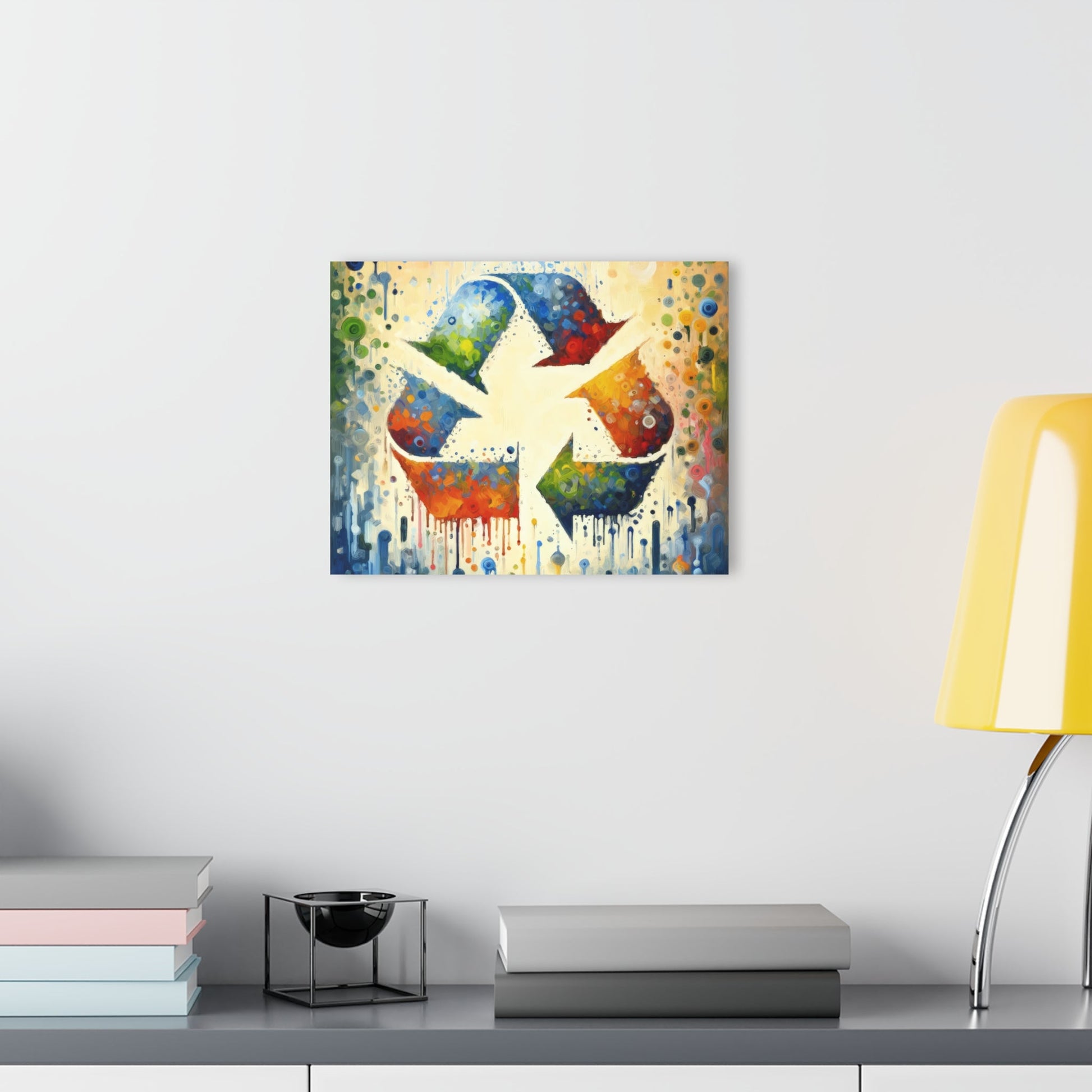 Sustainable Transformation Tachism Acrylic Prints (French Cleat Hanging) - ATUH.ART
