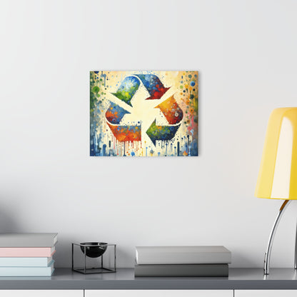 Sustainable Transformation Tachism Acrylic Prints (French Cleat Hanging) - ATUH.ART