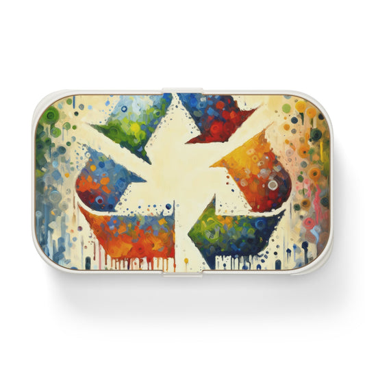 Sustainable Transformation Tachism Bento Lunch Box - ATUH.ART