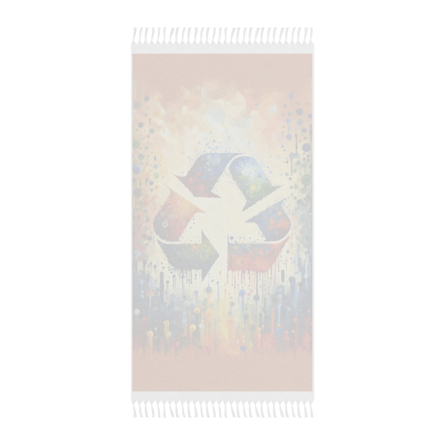 Sustainable Transformation Tachism Boho Beach Cloth - ATUH.ART