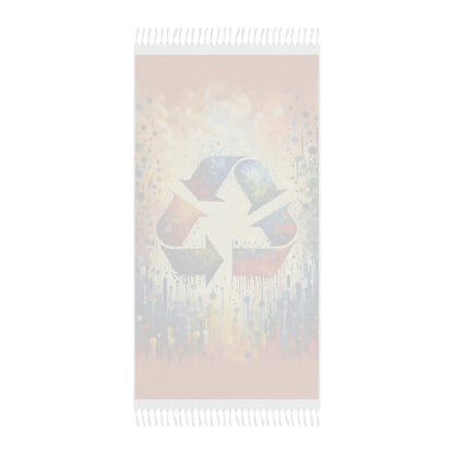 Sustainable Transformation Tachism Boho Beach Cloth - ATUH.ART