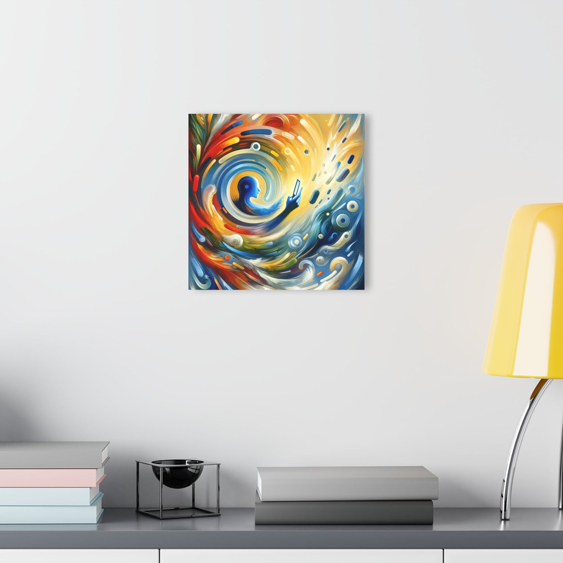 Swipe Connection Tachism Acrylic Prints (French Cleat Hanging) - ATUH.ART