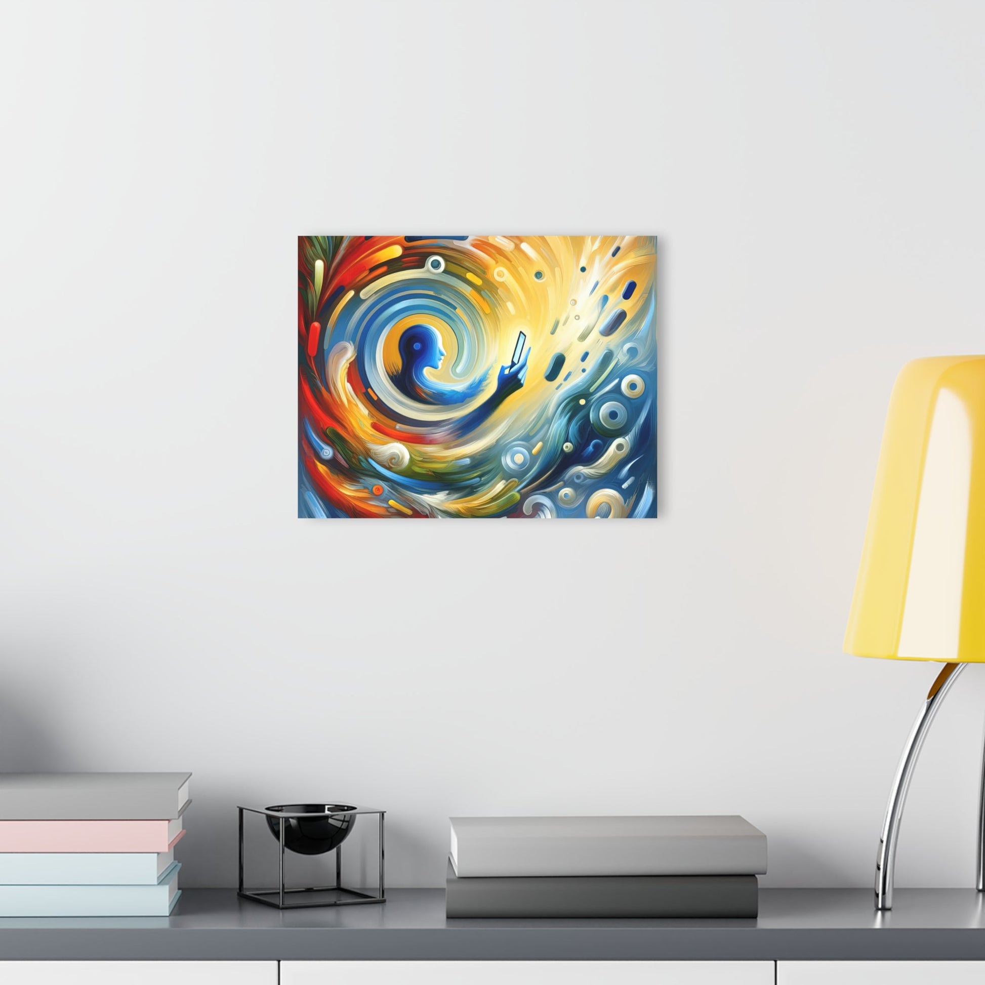 Swipe Connection Tachism Acrylic Prints (French Cleat Hanging) - ATUH.ART