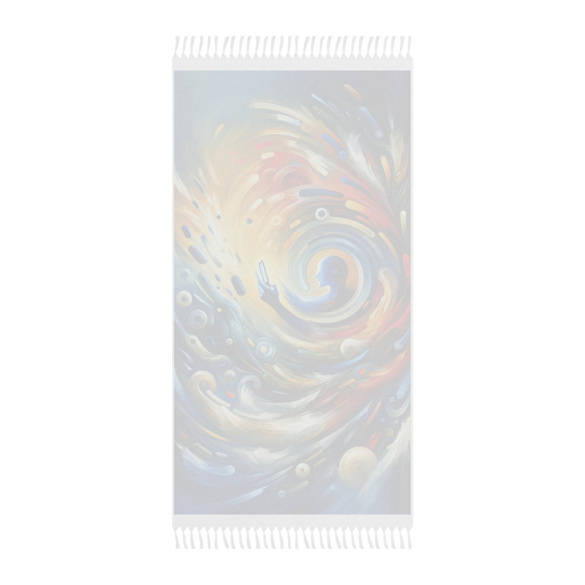 Swipe Connection Tachism Boho Beach Cloth - ATUH.ART