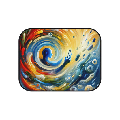 Swipe Connection Tachism Car Mats (Set of 4) - ATUH.ART