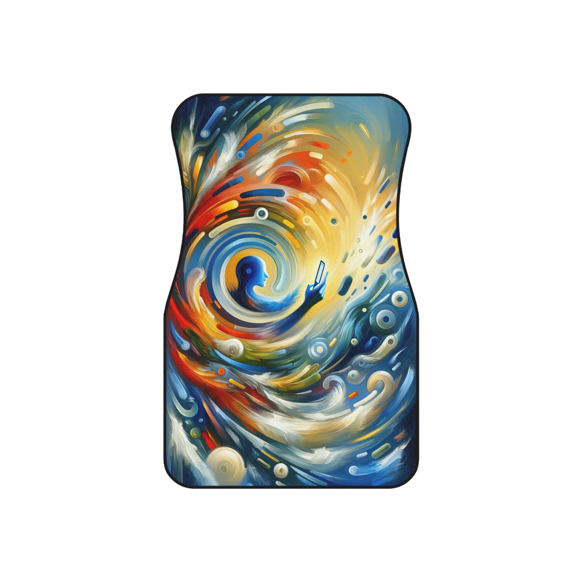 Swipe Connection Tachism Car Mats (Set of 4) - ATUH.ART