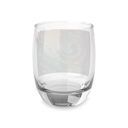 Swipe Connection Tachism Whiskey Glass - ATUH.ART