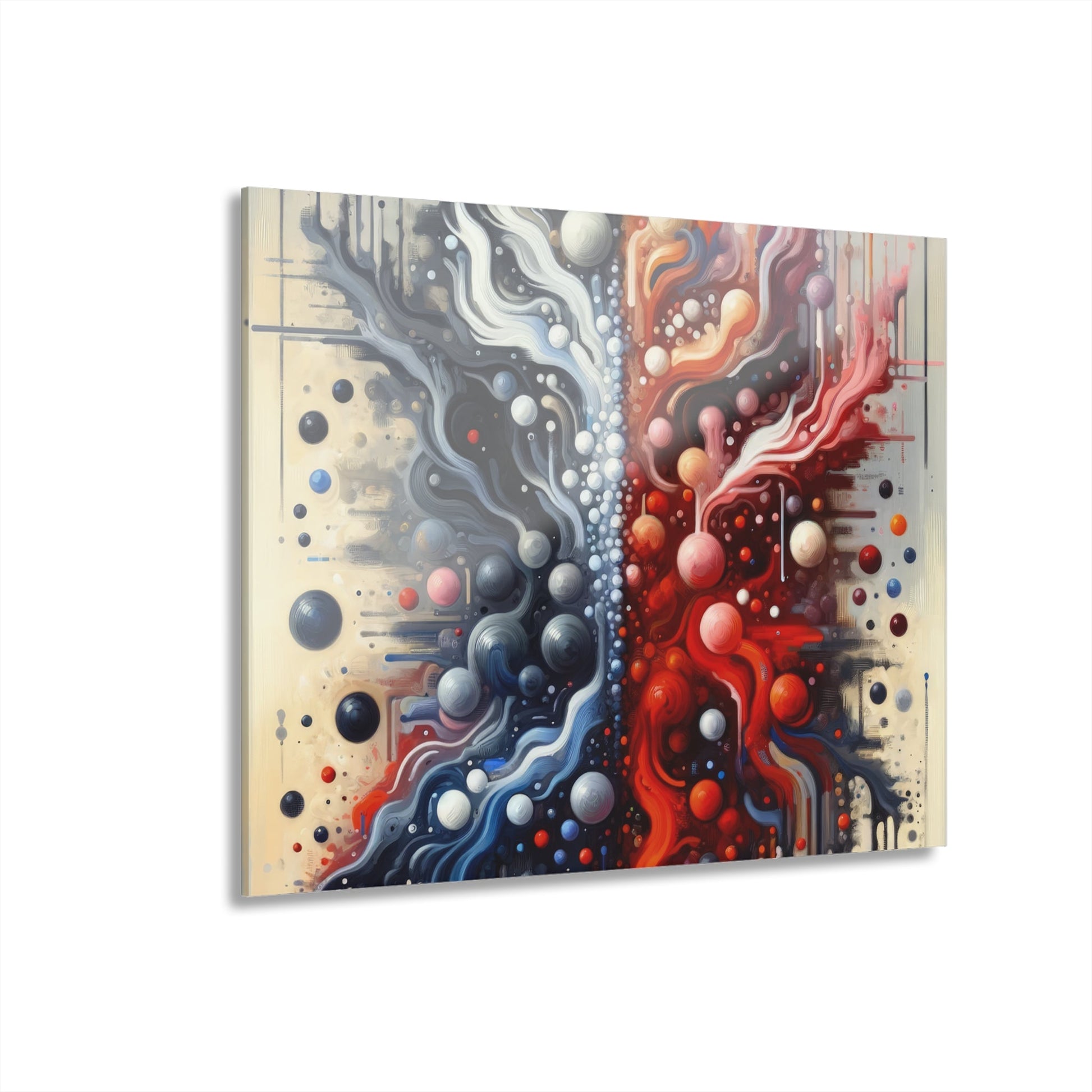 Symbiotic Exchange Abstract Acrylic Prints (French Cleat Hanging) - ATUH.ART