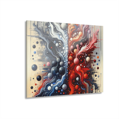 Symbiotic Exchange Abstract Acrylic Prints (French Cleat Hanging) - ATUH.ART