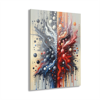 Symbiotic Exchange Abstract Acrylic Prints (French Cleat Hanging) - ATUH.ART