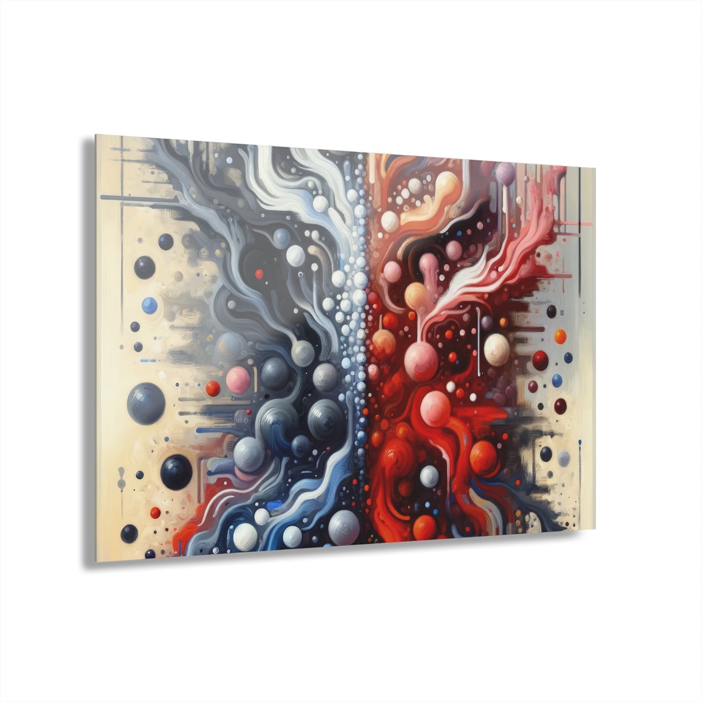 Symbiotic Exchange Abstract Acrylic Prints (French Cleat Hanging) - ATUH.ART