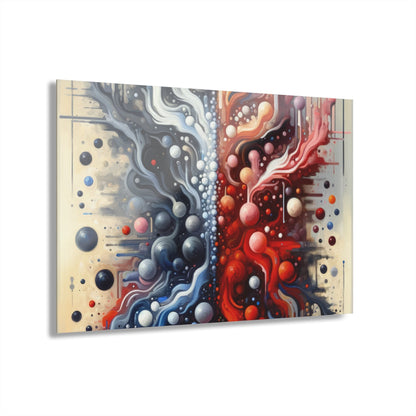 Symbiotic Exchange Abstract Acrylic Prints (French Cleat Hanging) - ATUH.ART