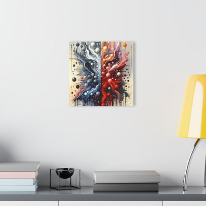 Symbiotic Exchange Abstract Acrylic Prints (French Cleat Hanging) - ATUH.ART