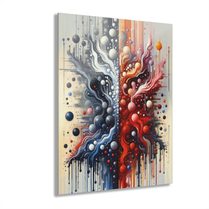 Symbiotic Exchange Abstract Acrylic Prints (French Cleat Hanging) - ATUH.ART