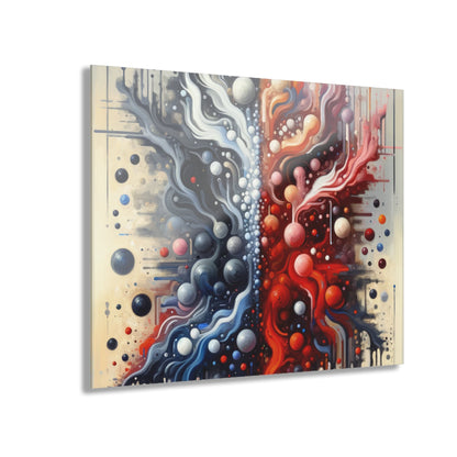 Symbiotic Exchange Abstract Acrylic Prints (French Cleat Hanging) - ATUH.ART