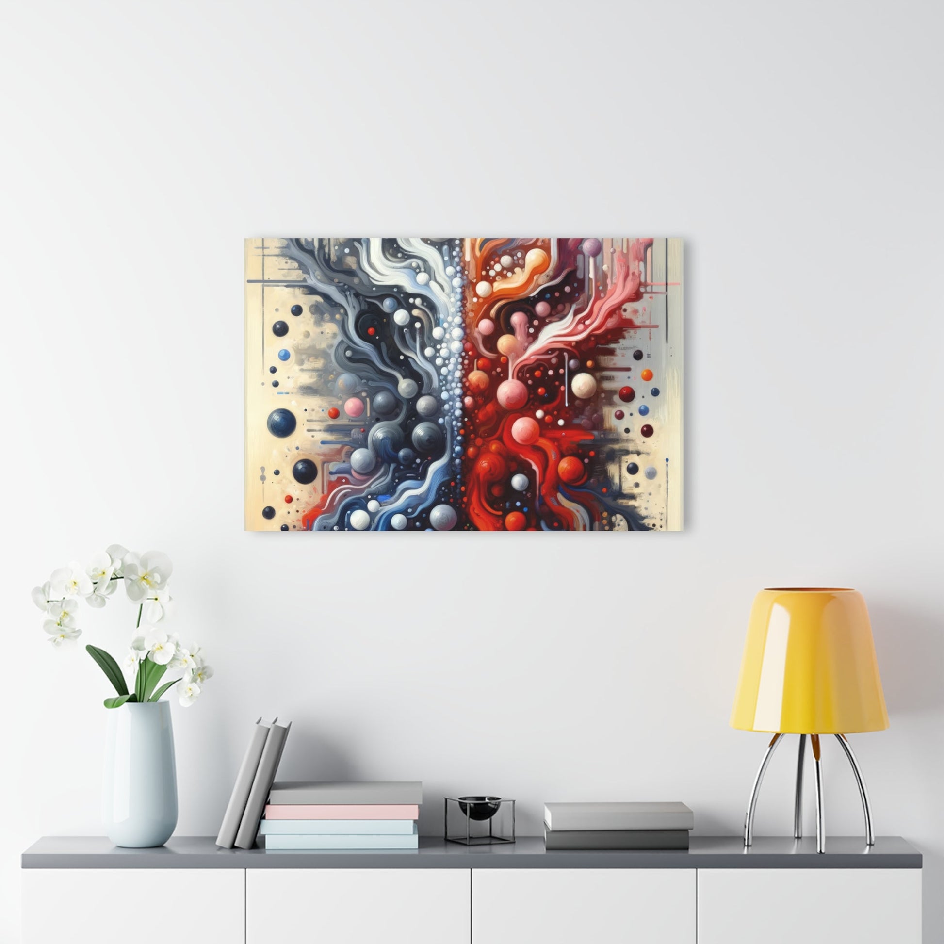 Symbiotic Exchange Abstract Acrylic Prints (French Cleat Hanging) - ATUH.ART