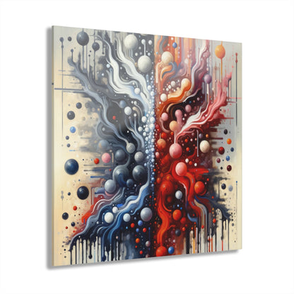 Symbiotic Exchange Abstract Acrylic Prints (French Cleat Hanging) - ATUH.ART
