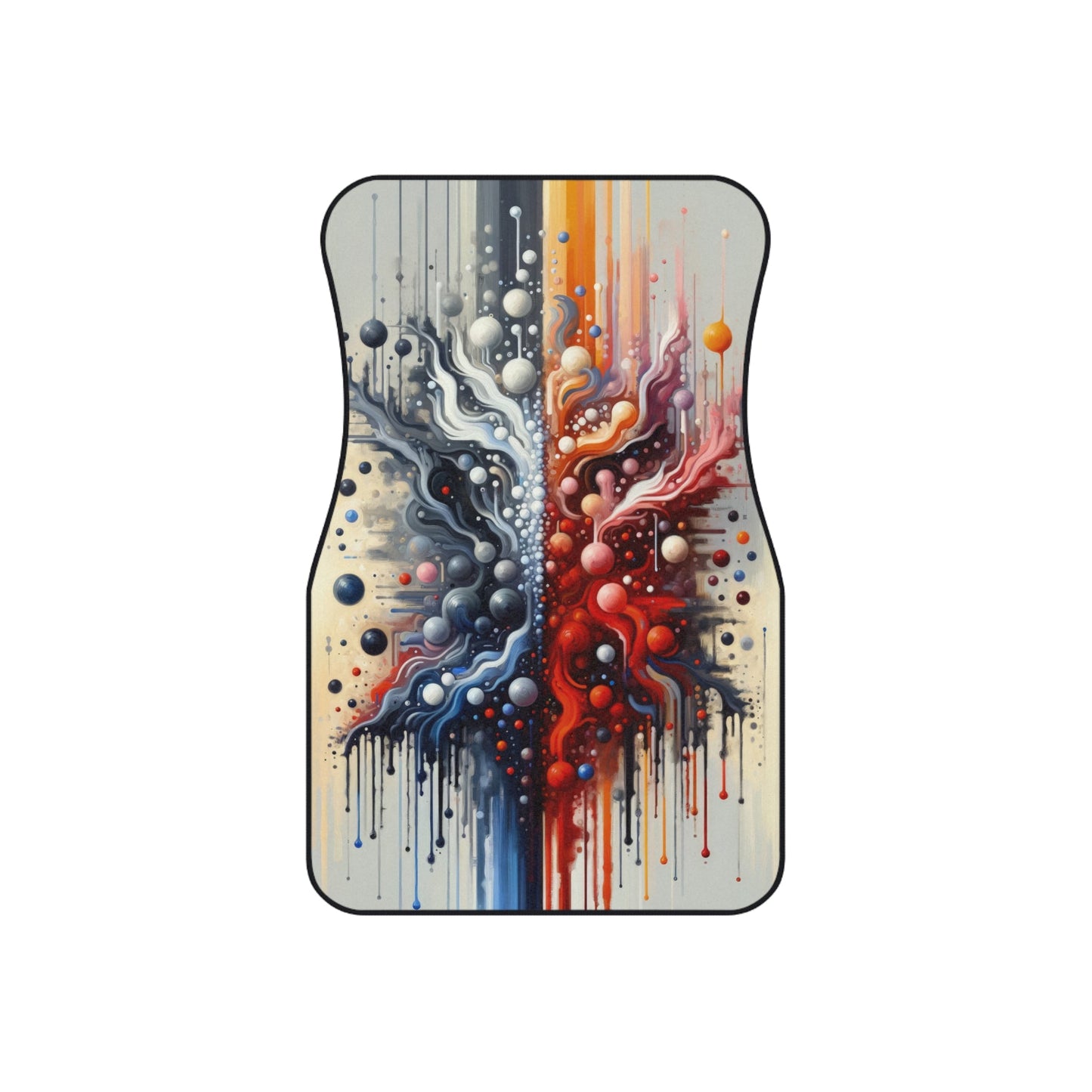 Symbiotic Exchange Abstract Car Mats (2x Front) - ATUH.ART