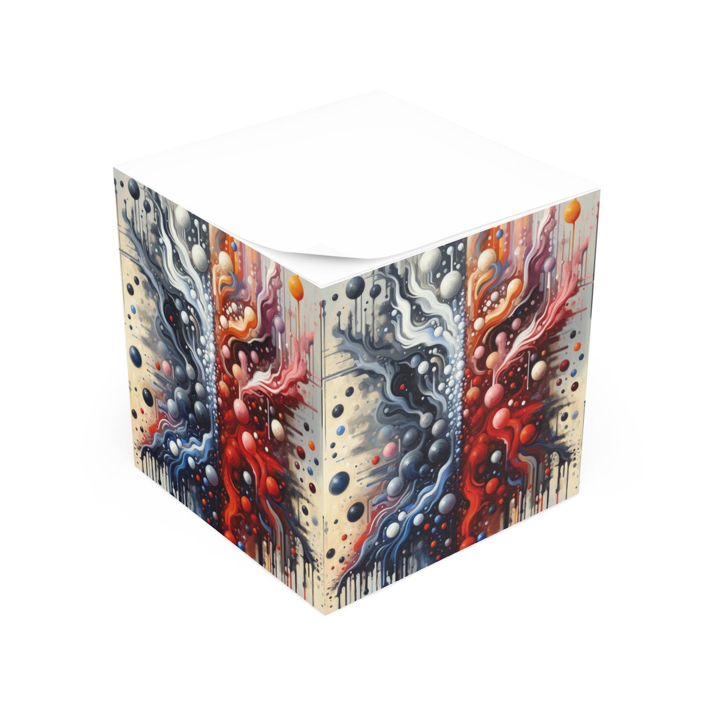 Symbiotic Exchange Abstract Note Cube - ATUH.ART