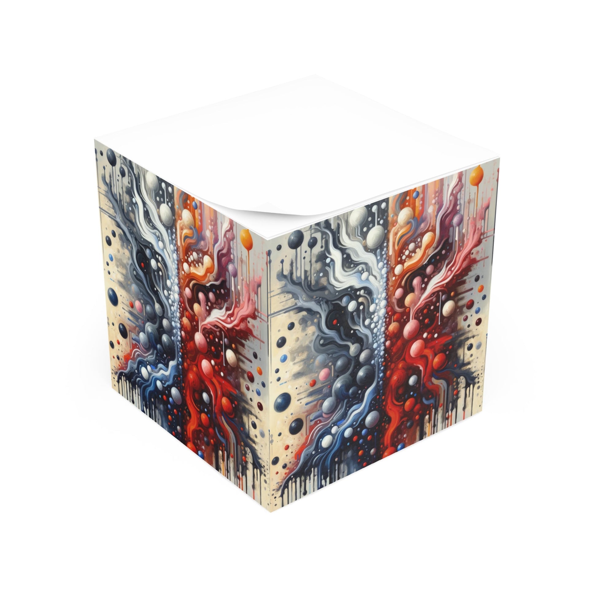 Symbiotic Exchange Abstract Note Cube - ATUH.ART