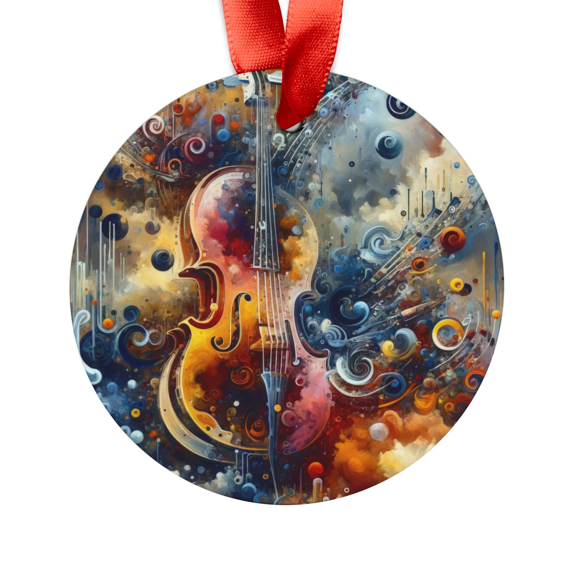 Symphonic Choices Canvas Acrylic Ornament with Ribbon - ATUH.ART