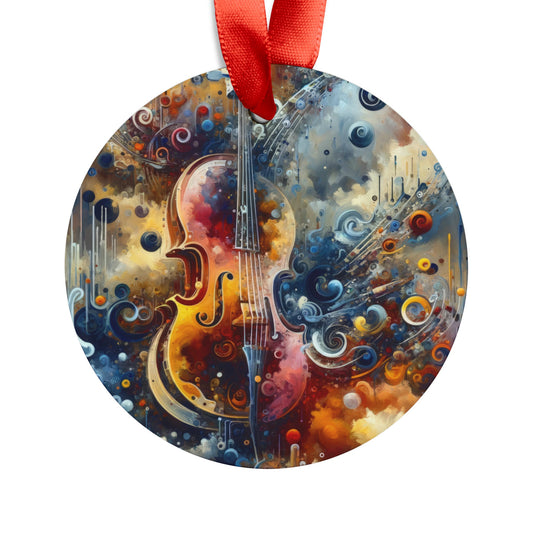 Symphonic Choices Canvas Acrylic Ornament with Ribbon - ATUH.ART