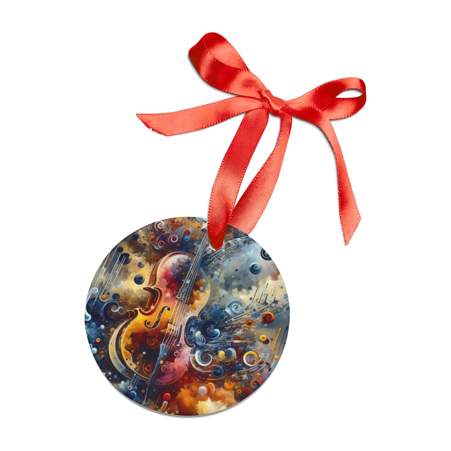 Symphonic Choices Canvas Acrylic Ornament with Ribbon - ATUH.ART