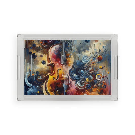 Symphonic Choices Canvas Acrylic Serving Tray - ATUH.ART
