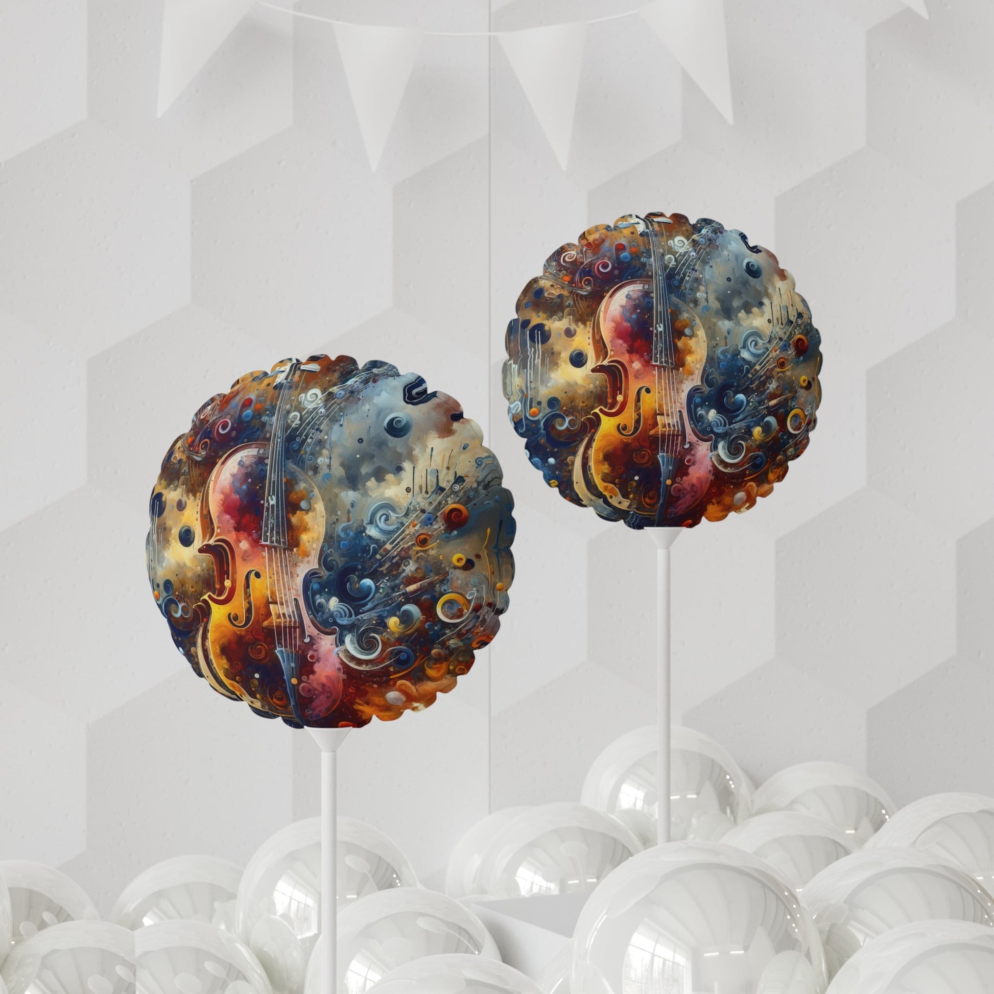 Symphonic Choices Canvas Balloon (Round and Heart-shaped), 11" - ATUH.ART