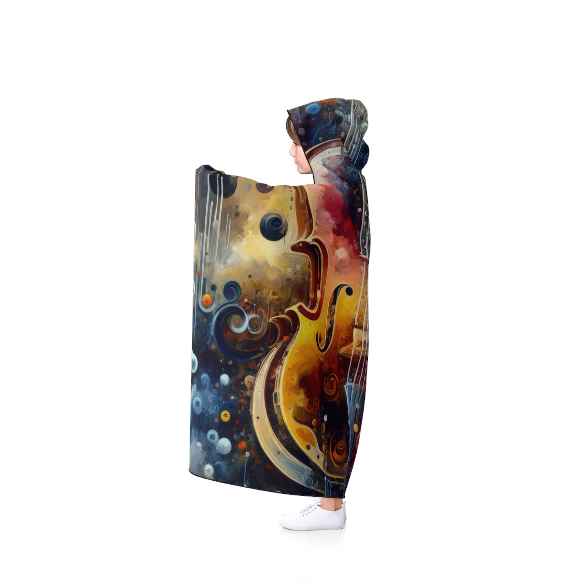 Symphonic Choices Canvas Hooded Blanket - ATUH.ART