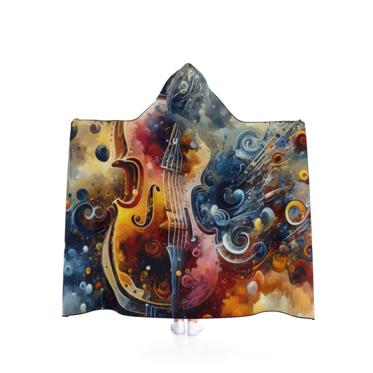 Symphonic Choices Canvas Hooded Blanket - ATUH.ART