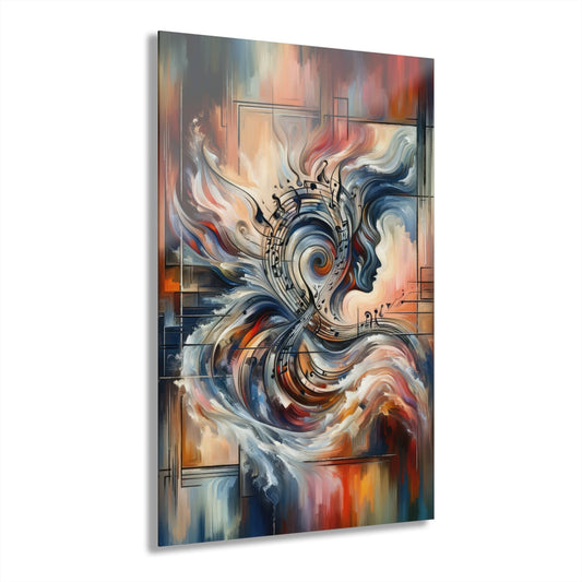 Symphonic Empathic Swirls Acrylic Prints (French Cleat Hanging) - ATUH.ART