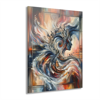 Symphonic Empathic Swirls Acrylic Prints (French Cleat Hanging) - ATUH.ART