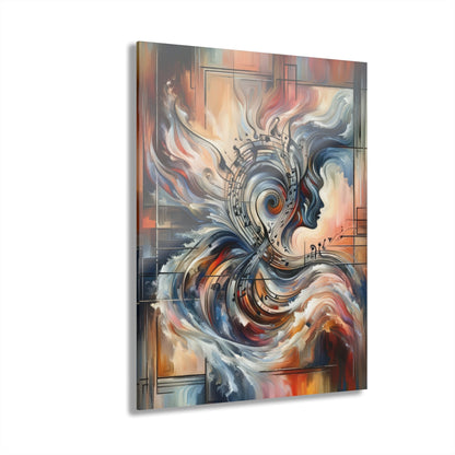 Symphonic Empathic Swirls Acrylic Prints (French Cleat Hanging) - ATUH.ART