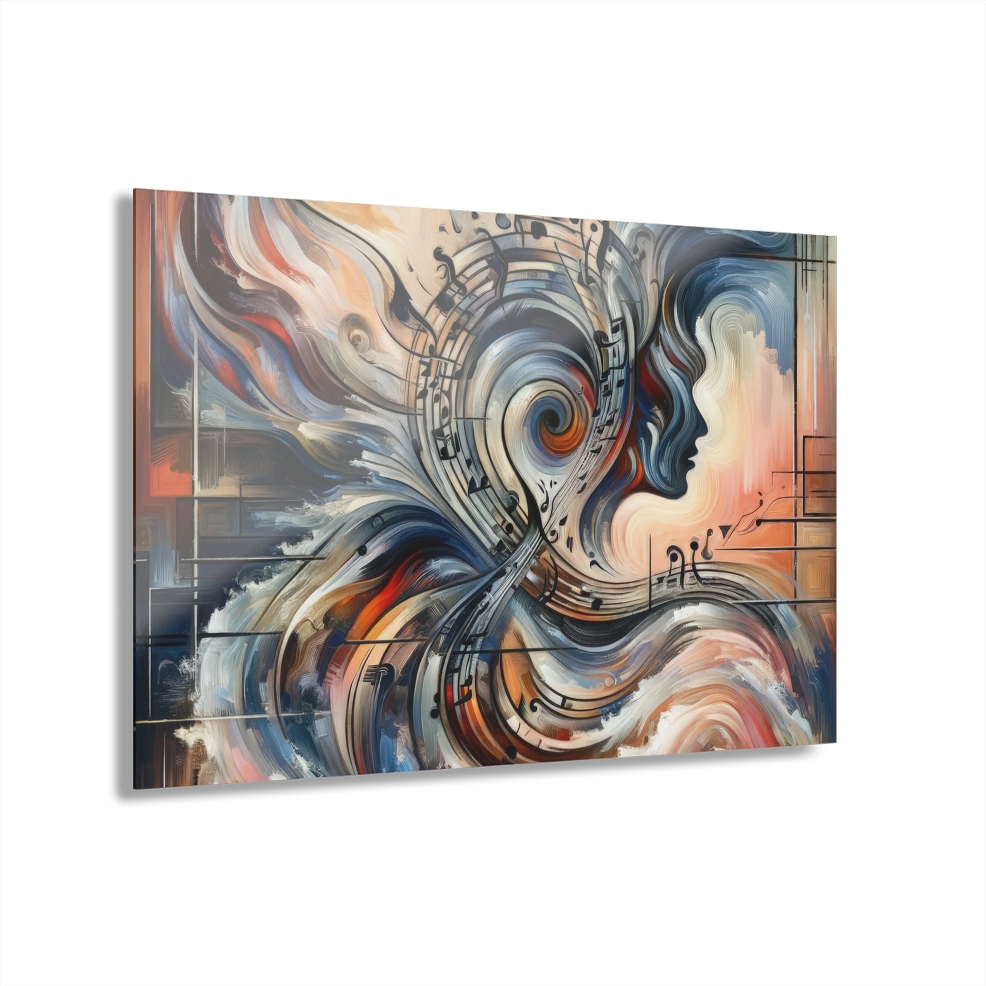 Symphonic Empathic Swirls Acrylic Prints (French Cleat Hanging) - ATUH.ART