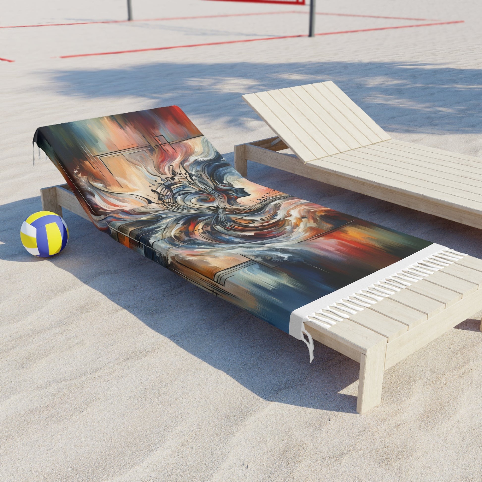 Symphonic Empathic Swirls Boho Beach Cloth - ATUH.ART