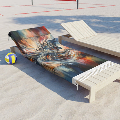 Symphonic Empathic Swirls Boho Beach Cloth - ATUH.ART