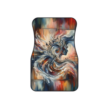 Symphonic Empathic Swirls Car Mats (2x Front) - ATUH.ART