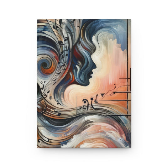 Symphonic Empathic Swirls Hardcover Journal Matte - ATUH.ART